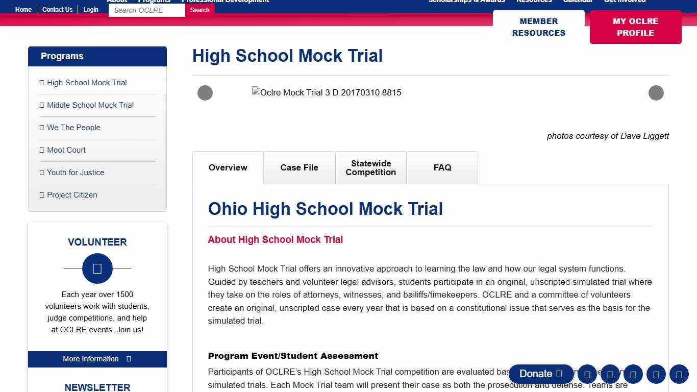 OCLRE | High School Mock Trial